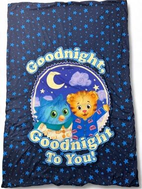 Daniel Tiger Kids Navy Blue 'Goodnight' Comforter Blanket - Jay Franco